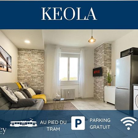 Homey Keola - Parking Prive Gratuit - Aux Portes De Geneve - Au Pied Du Tram - Appartement Avec 1 Chambre Et Un Grand Salon Avec Un Canape-Lit أمْبييّي المظهر الخارجي الصورة