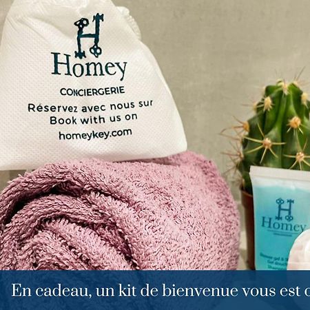 Homey Keola - Parking Prive Gratuit - Aux Portes De Geneve - Au Pied Du Tram - Appartement Avec 1 Chambre Et Un Grand Salon Avec Un Canape-Lit أمْبييّي المظهر الخارجي الصورة