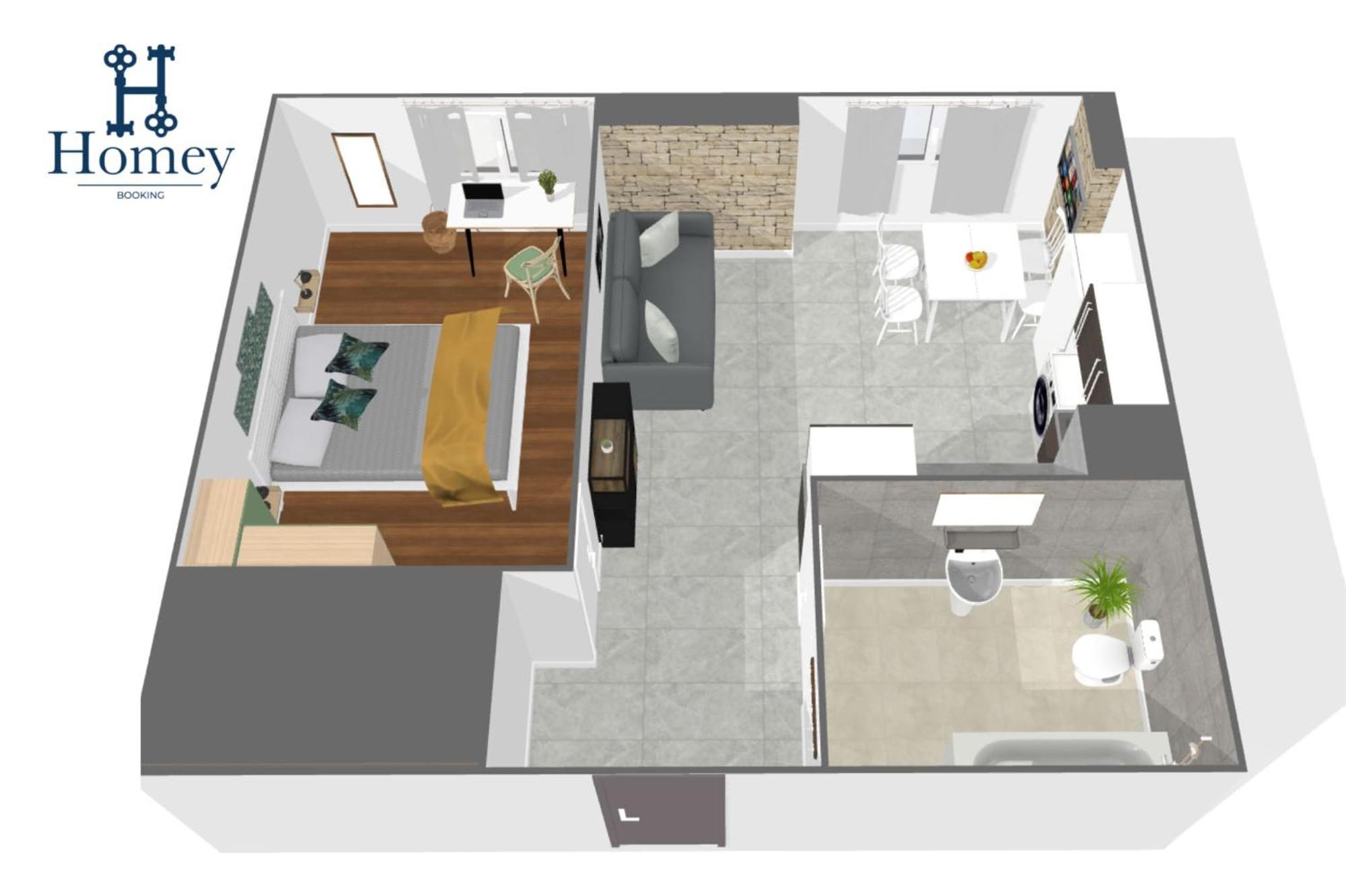 Homey Keola - Parking Prive Gratuit - Aux Portes De Geneve - Au Pied Du Tram - Appartement Avec 1 Chambre Et Un Grand Salon Avec Un Canape-Lit أمْبييّي المظهر الخارجي الصورة