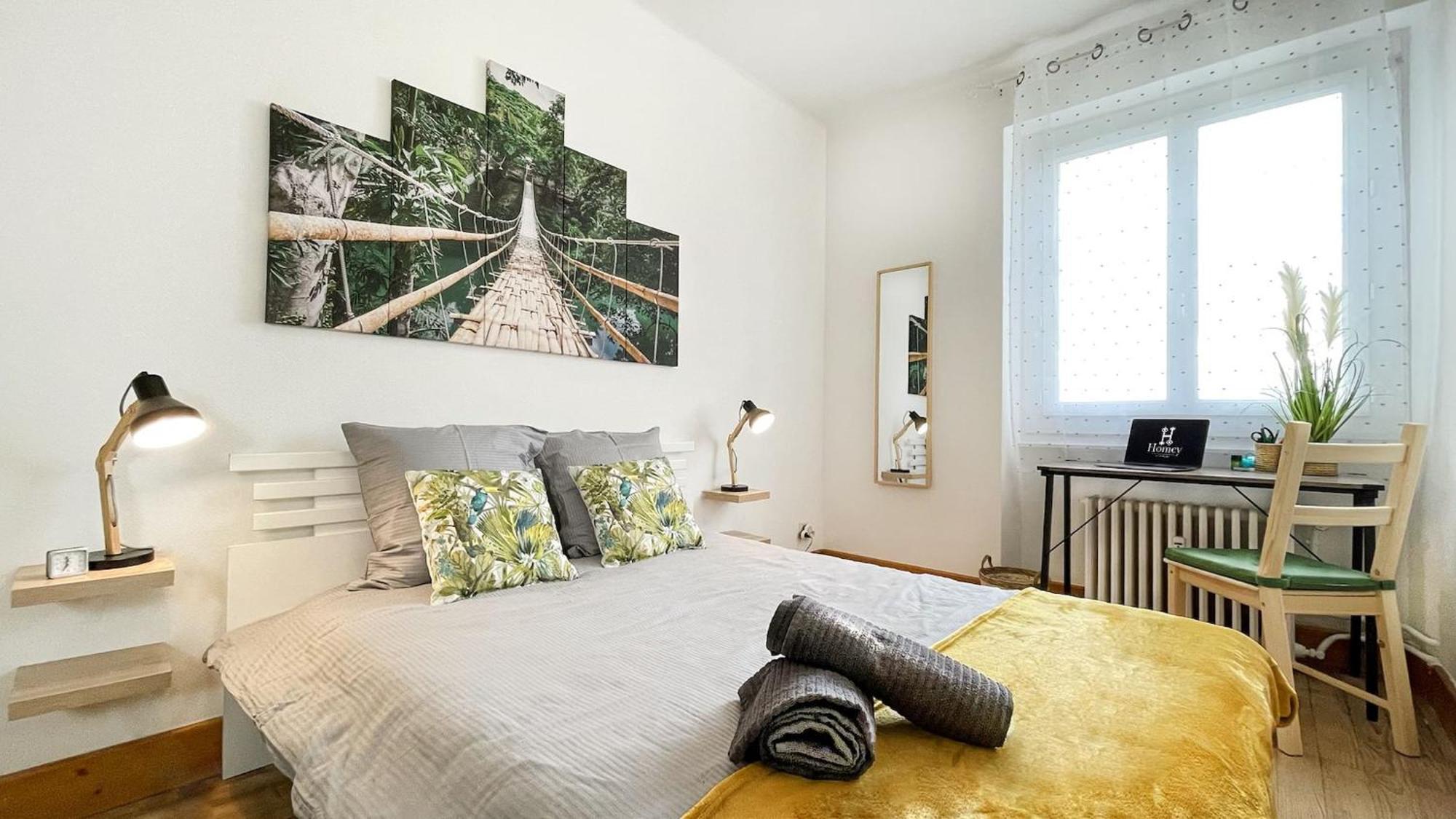 Homey Keola - Parking Prive Gratuit - Aux Portes De Geneve - Au Pied Du Tram - Appartement Avec 1 Chambre Et Un Grand Salon Avec Un Canape-Lit أمْبييّي المظهر الخارجي الصورة