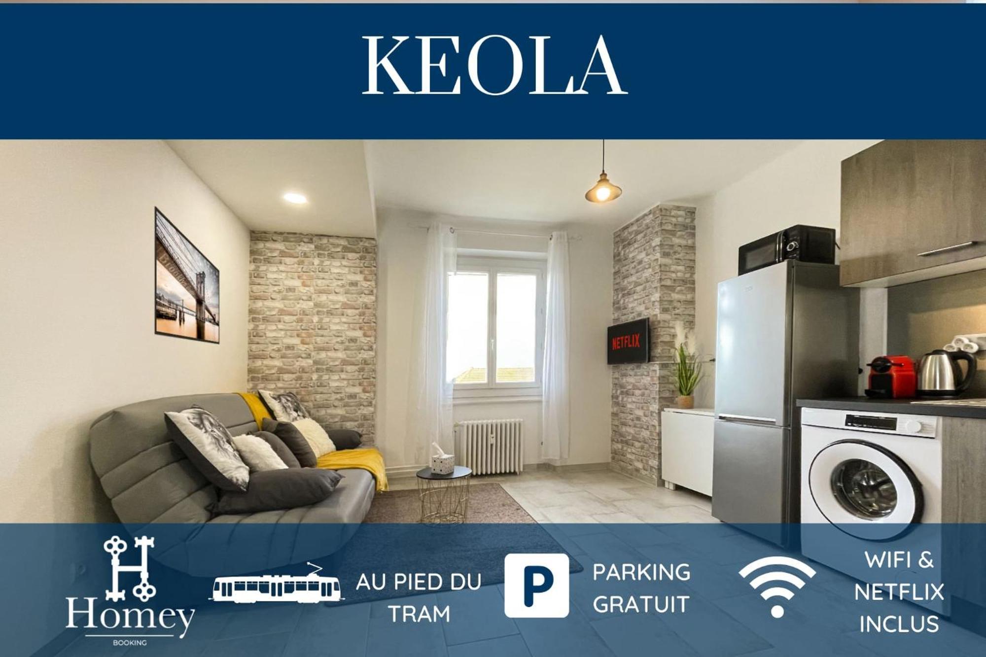 Homey Keola - Parking Prive Gratuit - Aux Portes De Geneve - Au Pied Du Tram - Appartement Avec 1 Chambre Et Un Grand Salon Avec Un Canape-Lit أمْبييّي المظهر الخارجي الصورة
